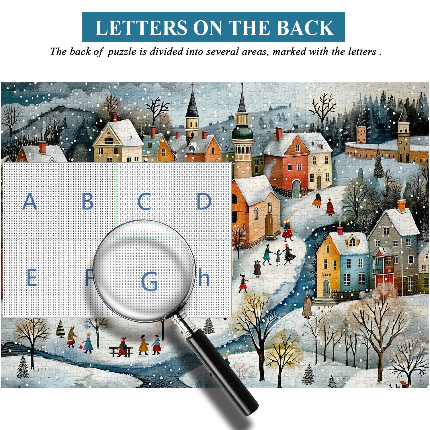 Winter Street View Jigsaw Puzzles 1000 Pieces