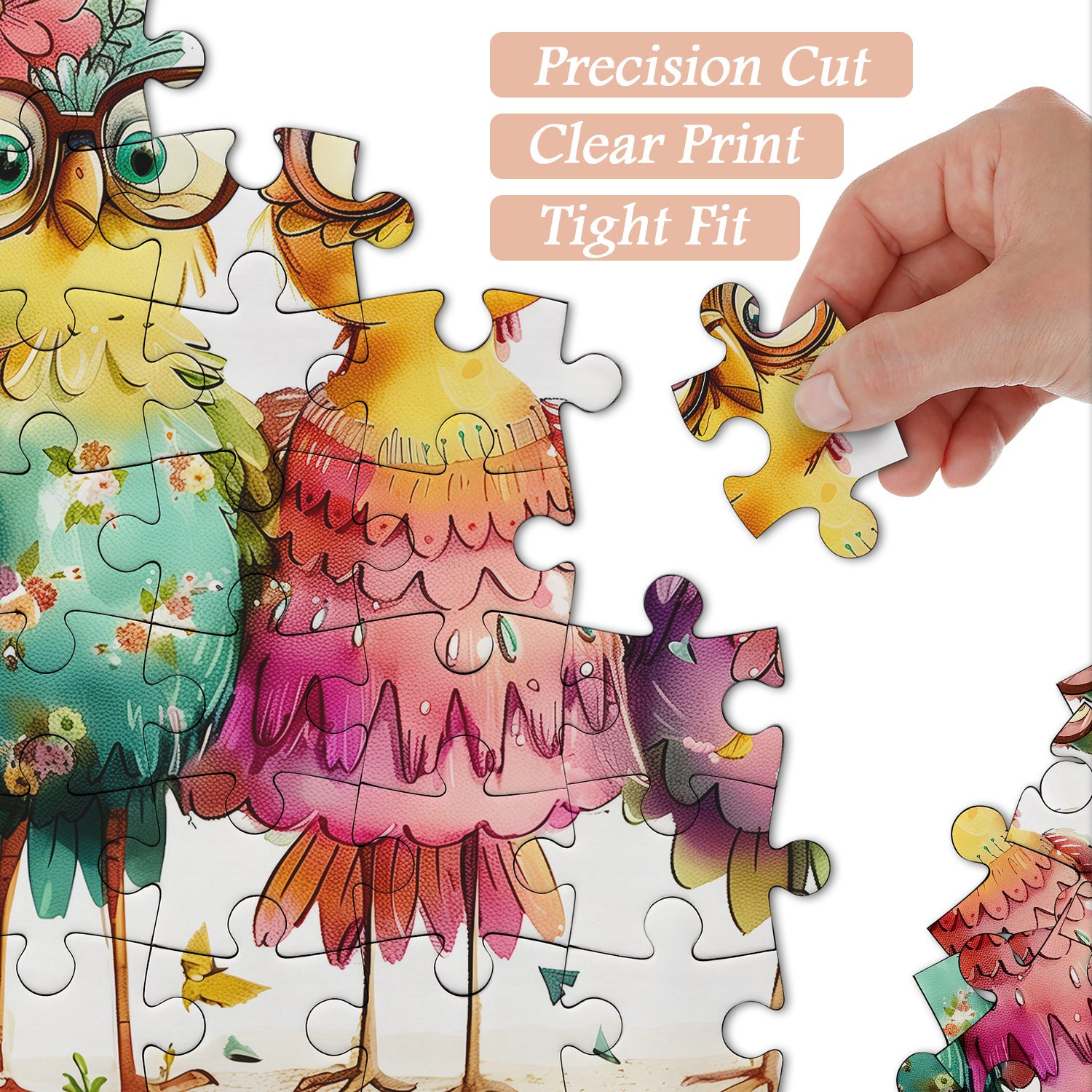 Nettes Hühnchen -Puzzle 1000 Stücke