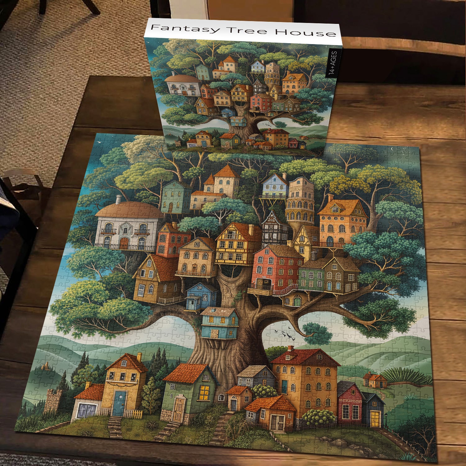 Fantasy Tree House Jigsaw Puzzle 1000 Pieces