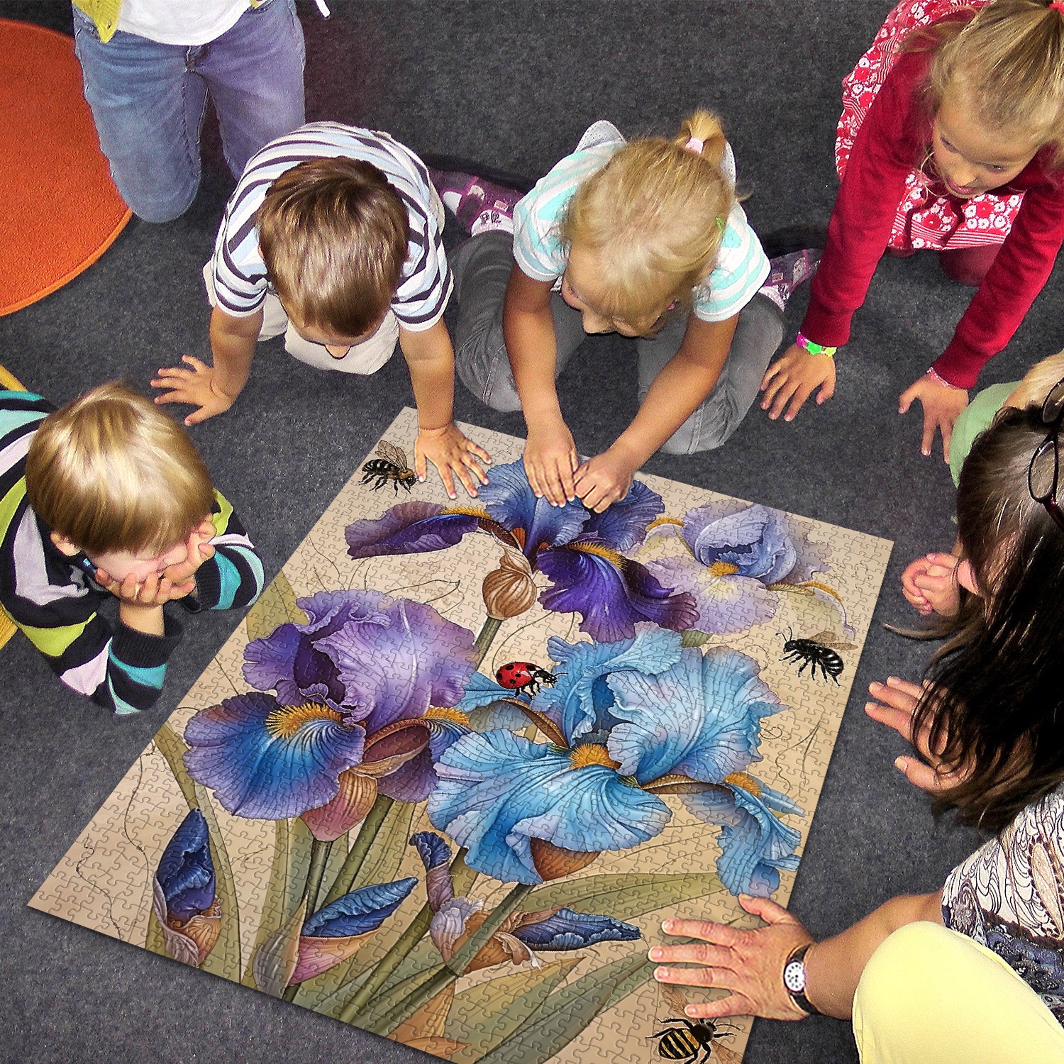 Spring Iris Jigsaw Puzzle 1000 Pieces