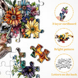 Blumenpferd Puzzle 1000 Stücke