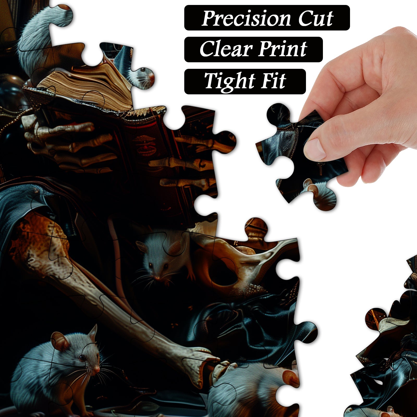 Puzzles für Schädel und Maus 1000 Stücke