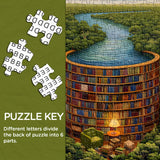 Forest Library Jigsaw Puzzles 1000 Pieces