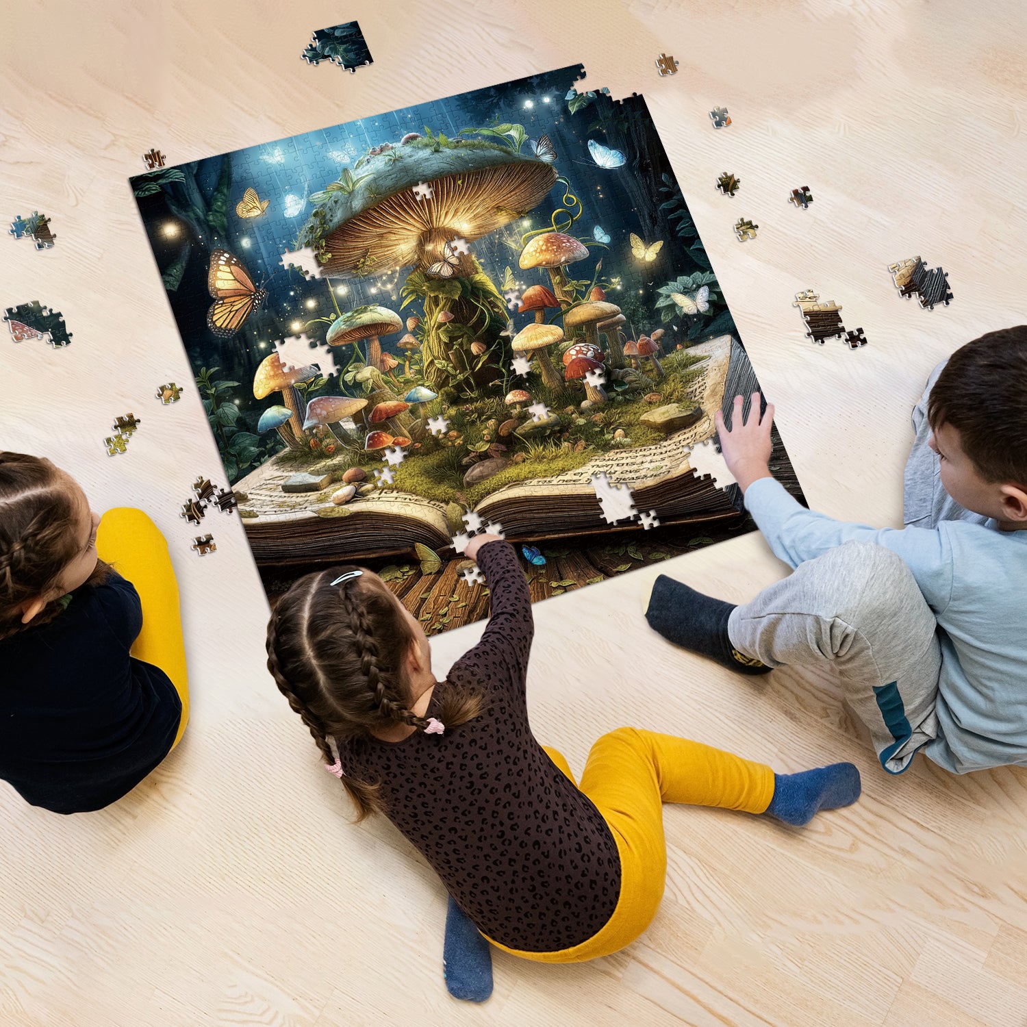 Fantasy Mushroom Book Jigsaw Puzzle 1000 Pieces