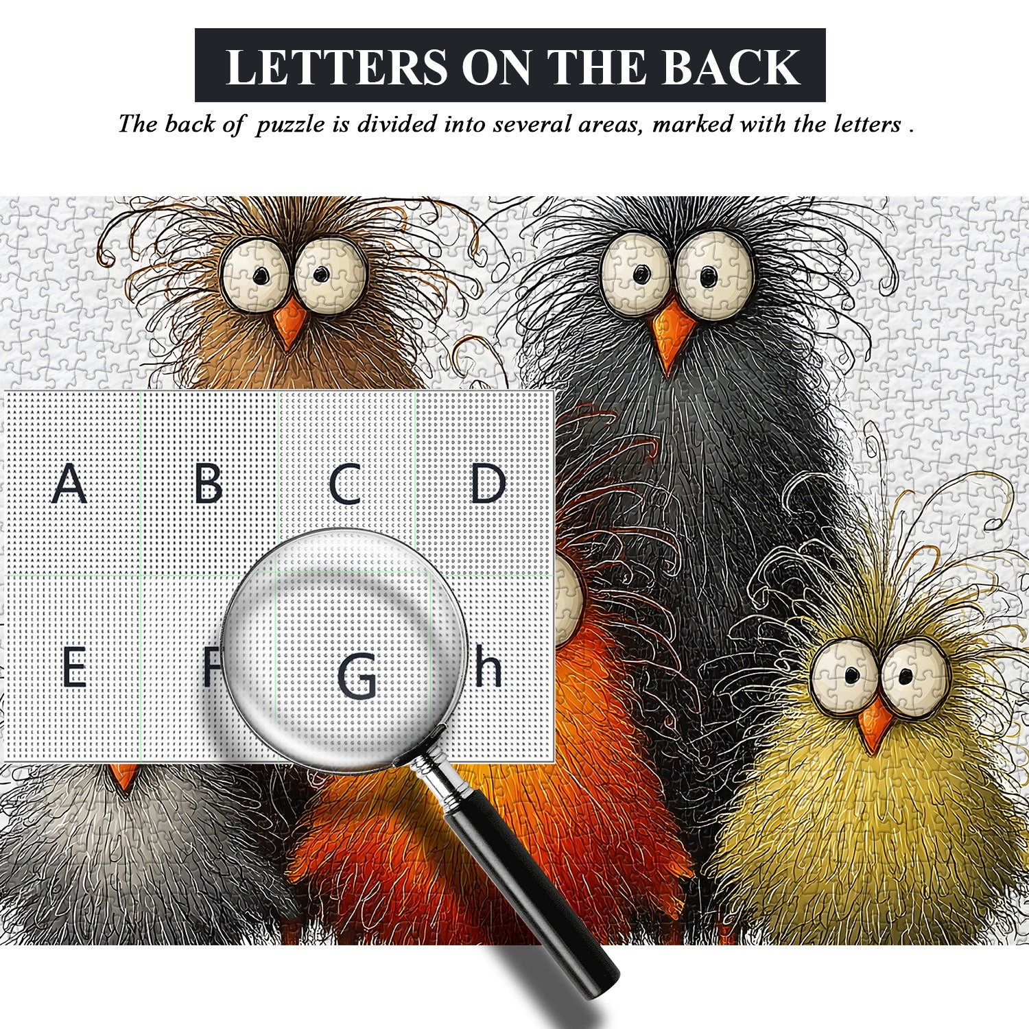 Abstract Chicken Jigsaw Puzzle 1000 Pieces
