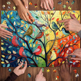 Blooming Flock jigsaw puzzle 1000 pieces