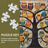 Colorful Owl Tree Jigsaw Puzzle 1000 Pieces