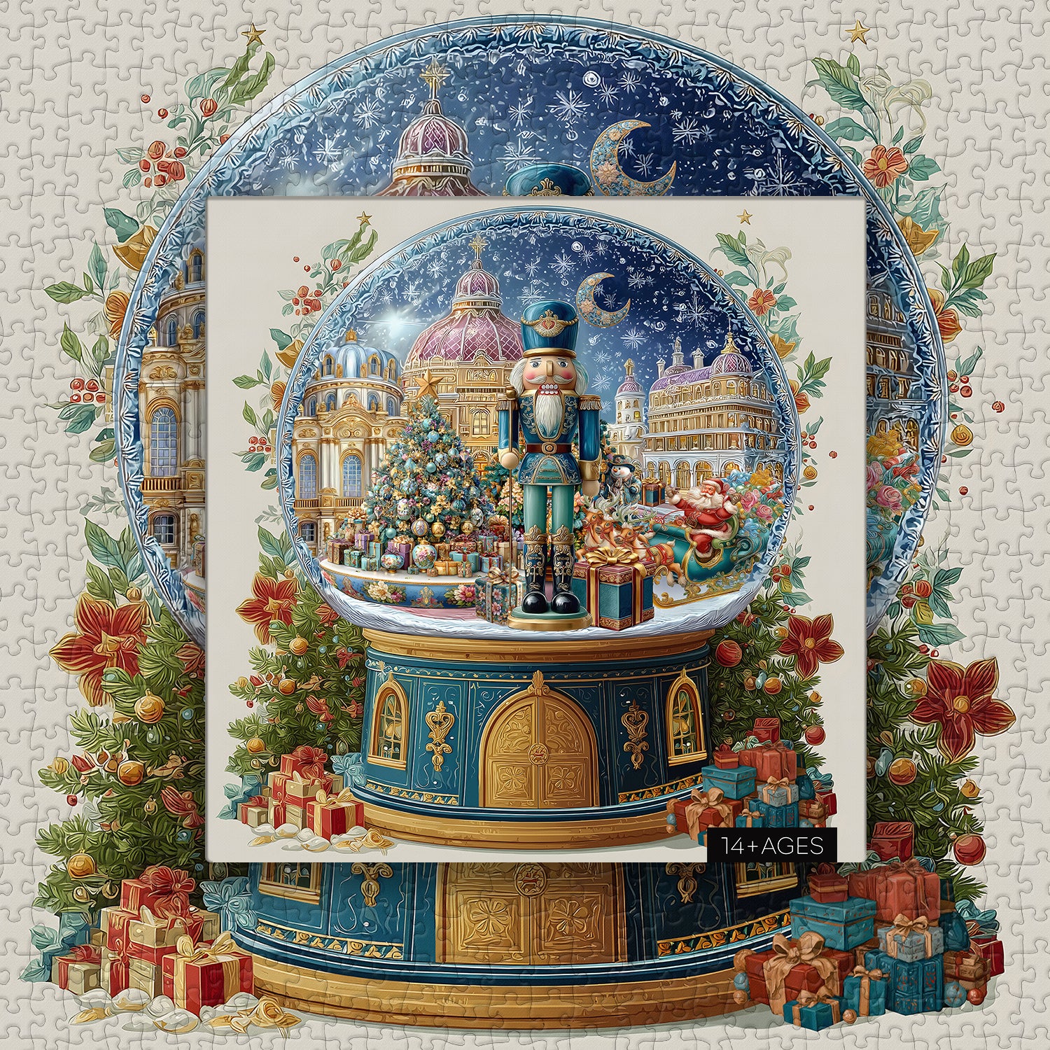 Christmas Nutcracker Globe Jigsaw Puzzle 1000 Pieces