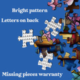 Seiten und Blumen Puzzle 1000 Stücke