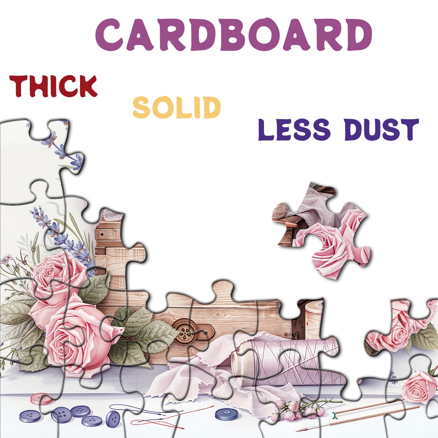 Sewing Garden Jigsaw Puzzle 1000 Pieces