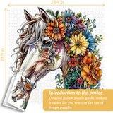 Blumenpferd Puzzle 1000 Stücke
