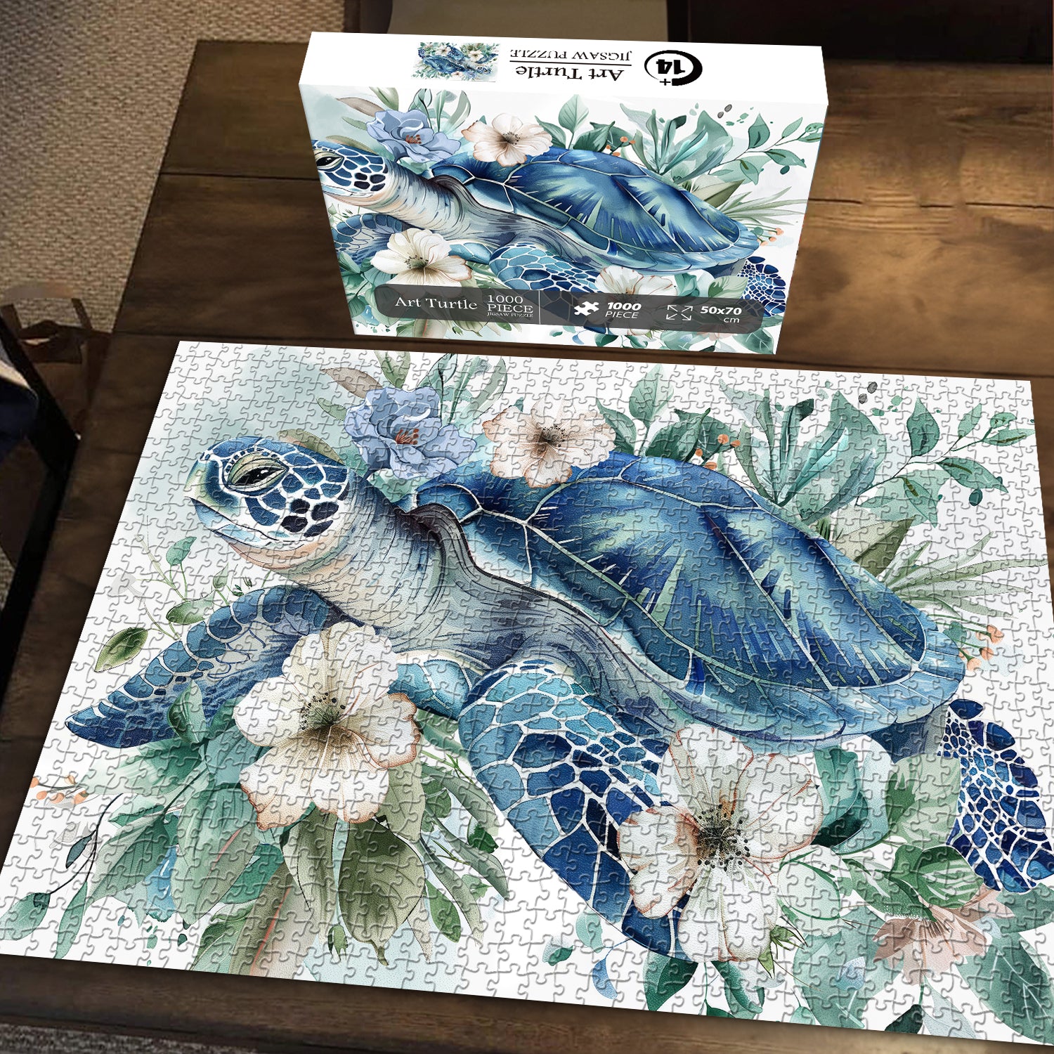 Art Turtle Jigsaw Puzzle 1000 piezas