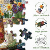 Floral Garden Boots Jigsaw Puzzle 1000 Pieces