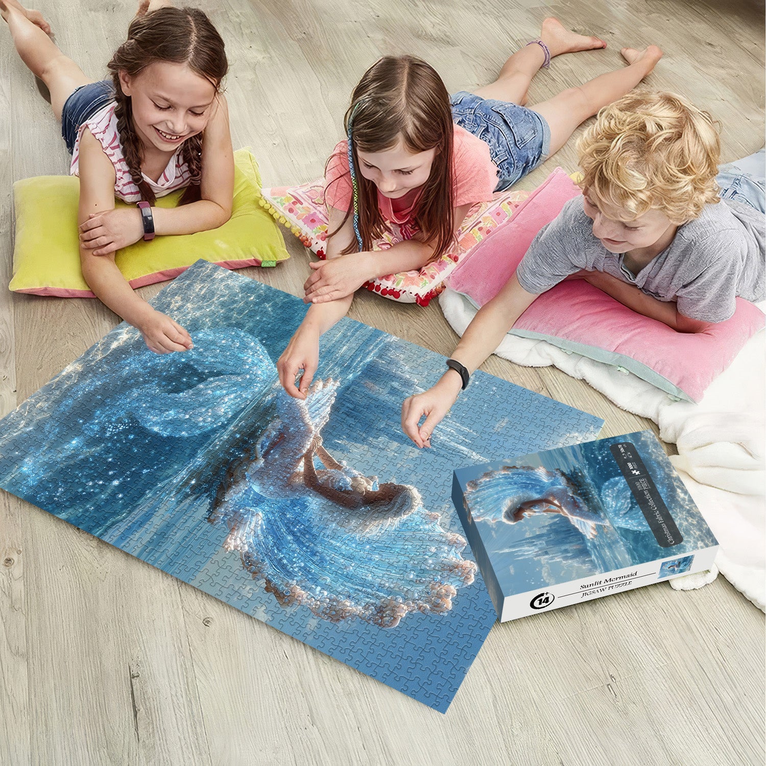 Sunlit Mermaid Jigsaw Puzzle 1000 Pieces