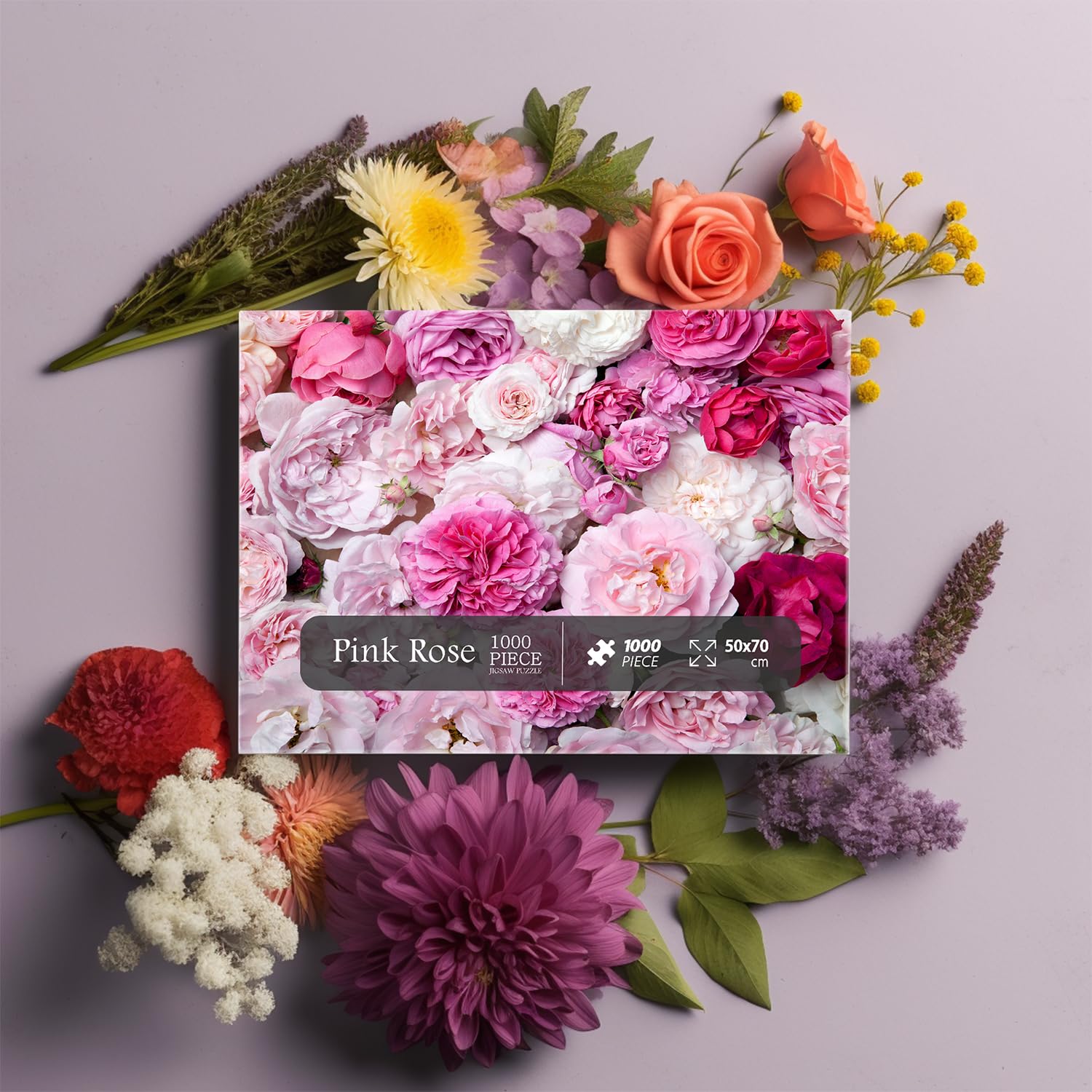 BBoldin® rosa rosa rosa puzzle puzzle 1000 pezzi