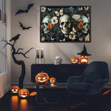 Floral Skull Jigsaw Puzzle 1000 Pieces
