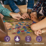 Bboldin® Color Skull Jigsaw Puzzle 1000 Pieces