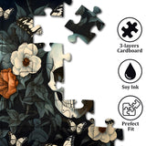 Floral Skull Jigsaw Puzzle 1000 Pieces