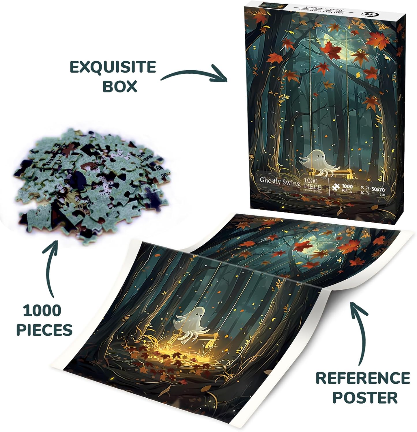 Ghostly Swing Jigsaw Puzzle 1000 Pieces