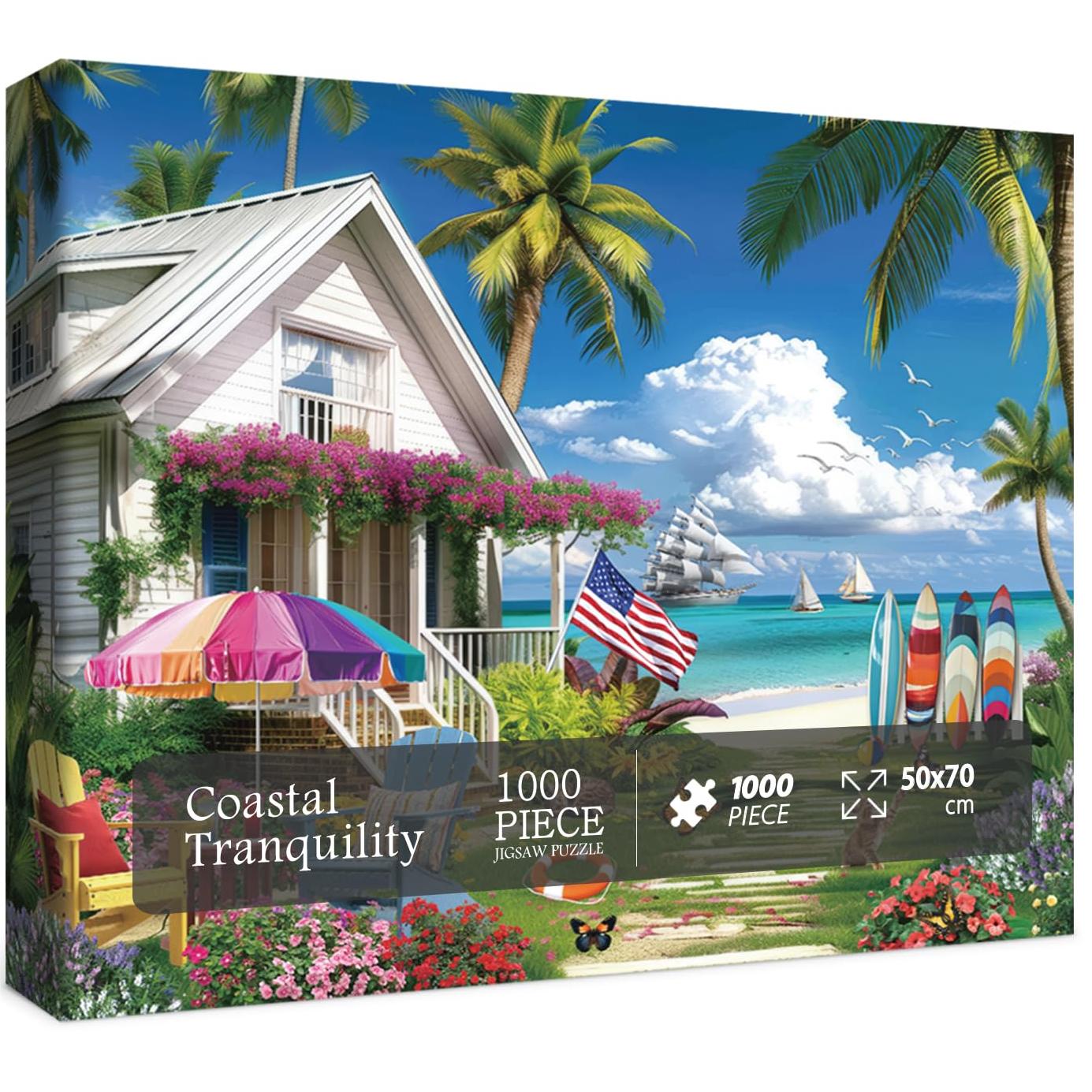 Puzzle de la tranquillité côtière Puzzle 1000 pièces