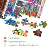 Rainbow Succulent Jigsaw Puzzle 1000 Pieces