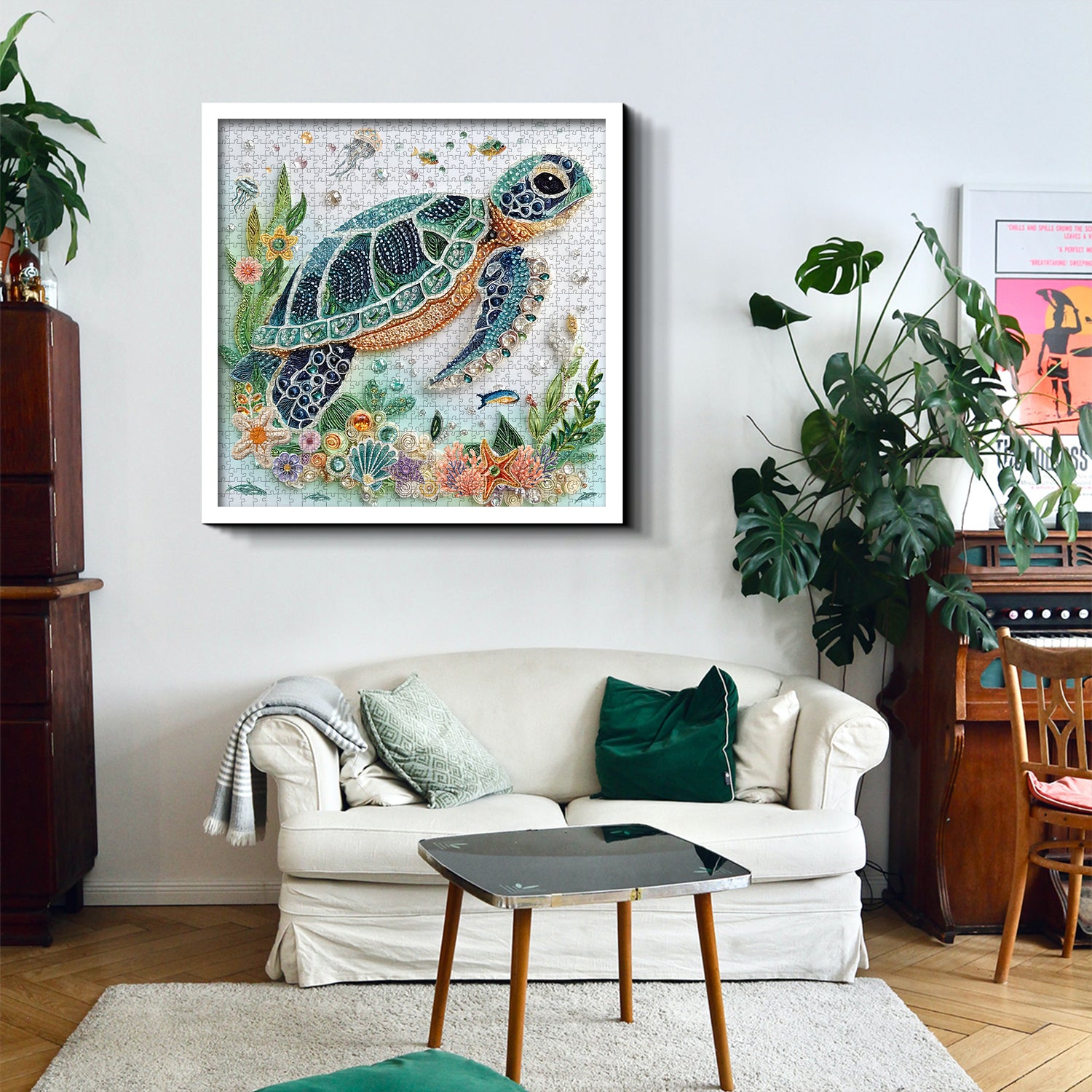 Dreamy Gem Turtle Jigsaw Puzzle 1000 Pieces