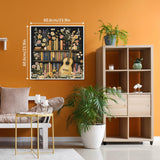 Wildblumen -Bücherregal -Puzzle 1000 Stücke