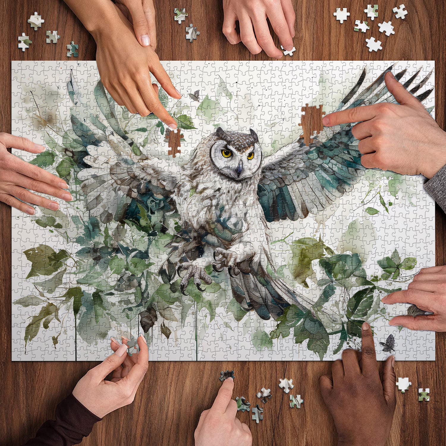 Bboldin® Forest Owl Jigsaw Puzzle 1000 Pieces