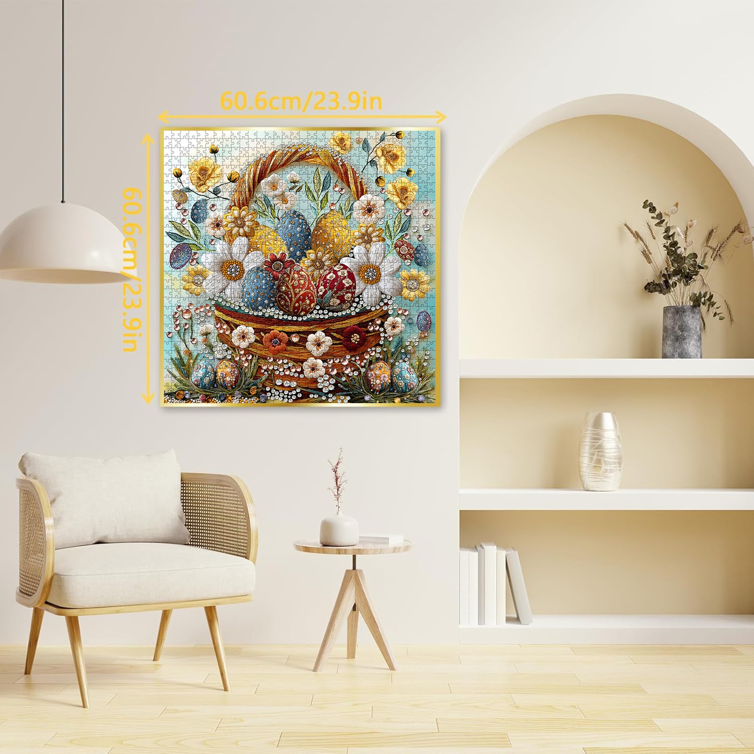Ostereikorb -Puzzle 1000 Stücke