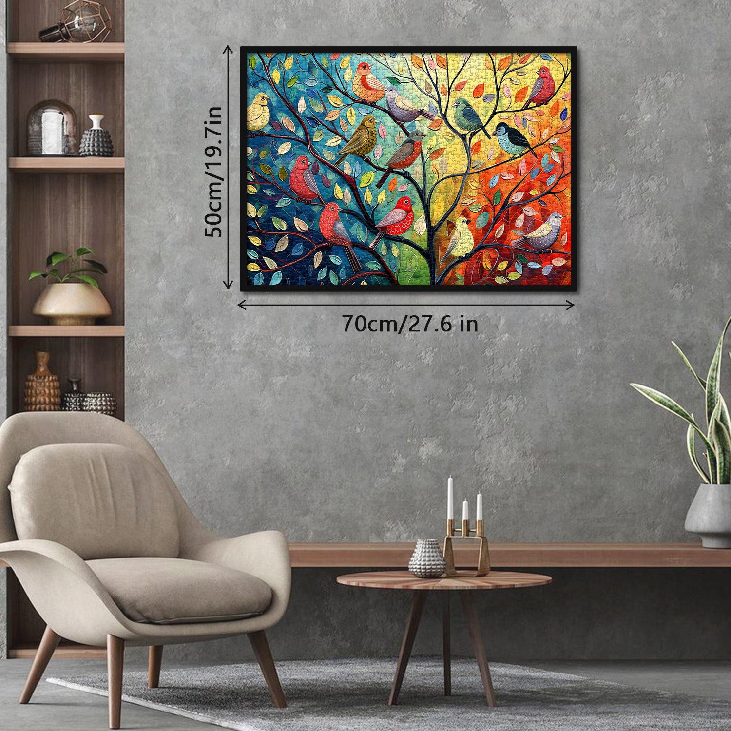 Blooming Flock jigsaw puzzle 1000 pieces