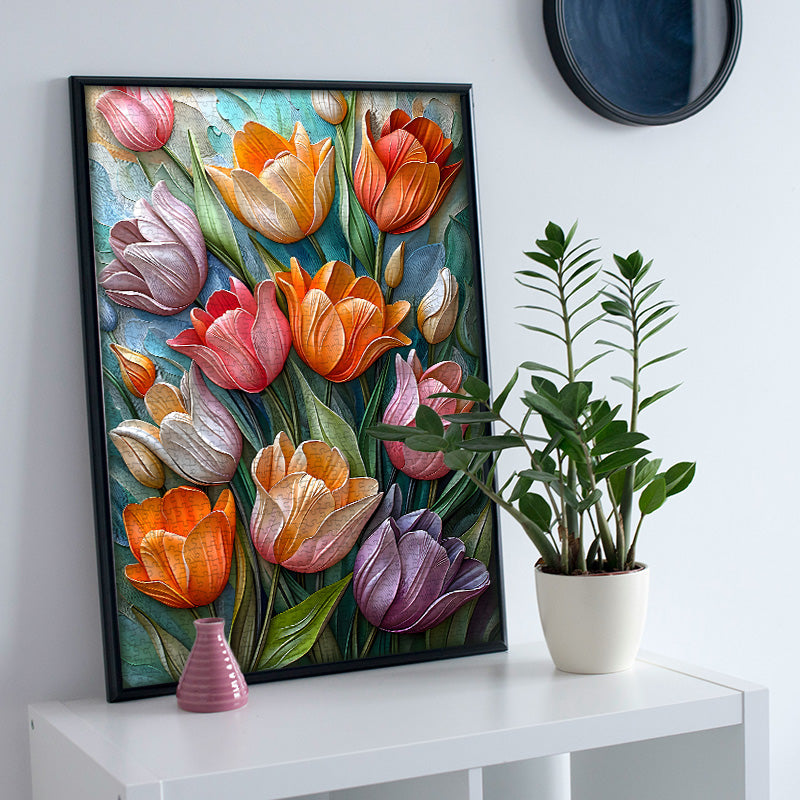 Blooming Tulip Jigsaw Puzzles 1000 Pieces
