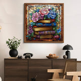 Seiten und Blumen Puzzle 1000 Stücke