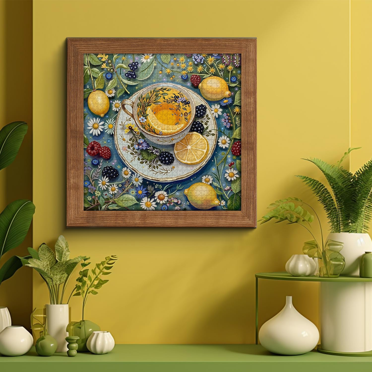 Floral Tea Talk Jigsaw Puzzle 1000 Pieces