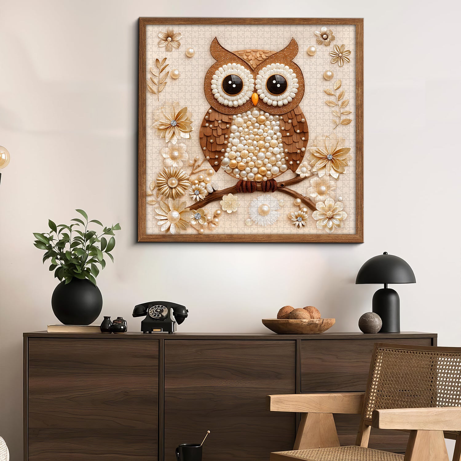 Jewelry Owl Jigsaw Puzzle 1000 Pieces