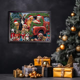 Christmas Puppy Jigsaw Puzzles 1000 Pieces