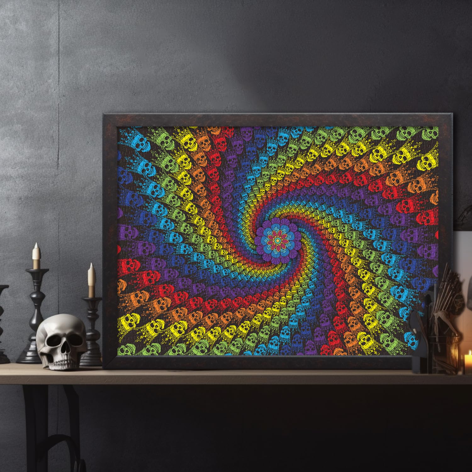 Bboldin® Color Skull Jigsaw Puzzle 1000 Pieces