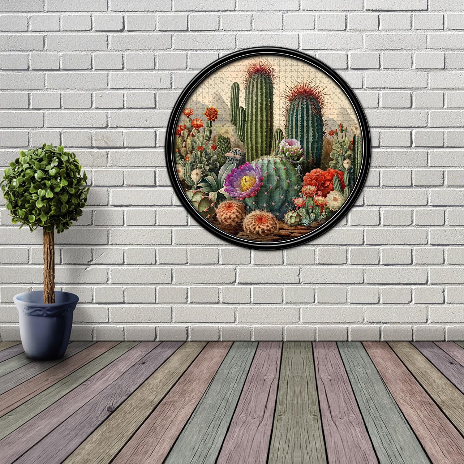 Bboldin® Vintage Cactus Jigsaw Puzzle 1000 Pieces