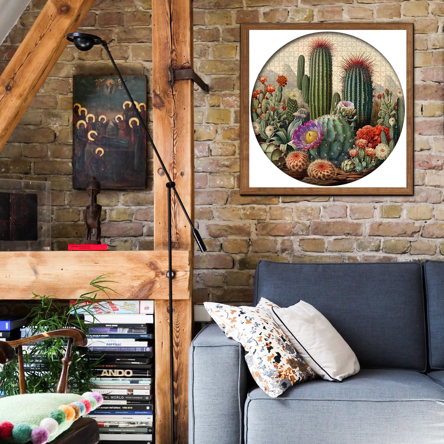 Bboldin® Vintage Cactus Jigsaw Puzzle 1000 Pieces