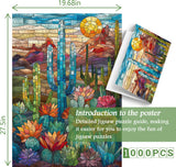 Color Cactus puzzle puzzle 1000 pezzi