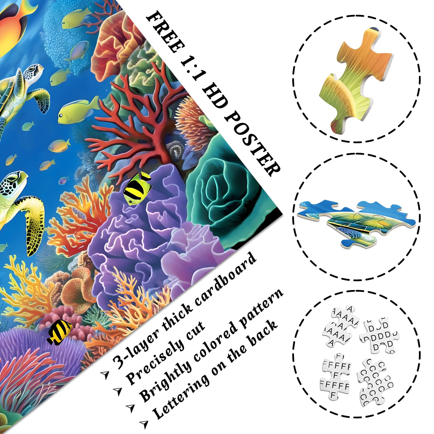 Bboldin® Undersea World Jigsaw Puzzle 1000 Pieces