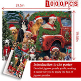 Christmas Puppy Jigsaw Puzzles 1000 Pieces