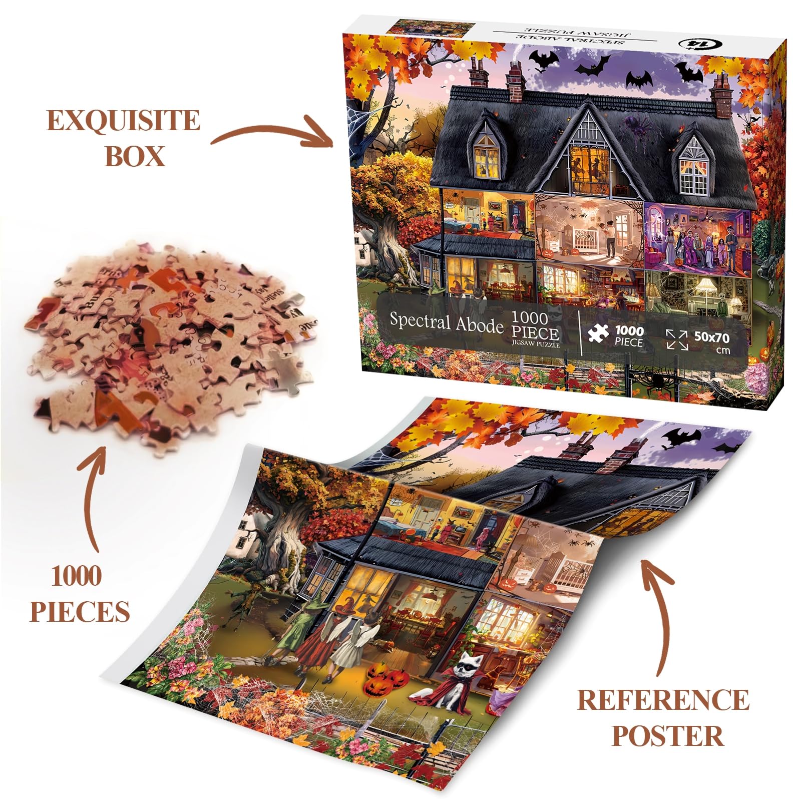 Spektraler Abode -Puzzle 1000 Stücke