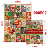 Bboldin® Christmas Vintage Poster Jigsaw Puzzle 1000 Pieces