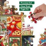 Christmas Calendar Jigsaw Puzzle  1000 Pieces