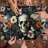 Floral Skull Jigsaw Puzzle 1000 Pieces
