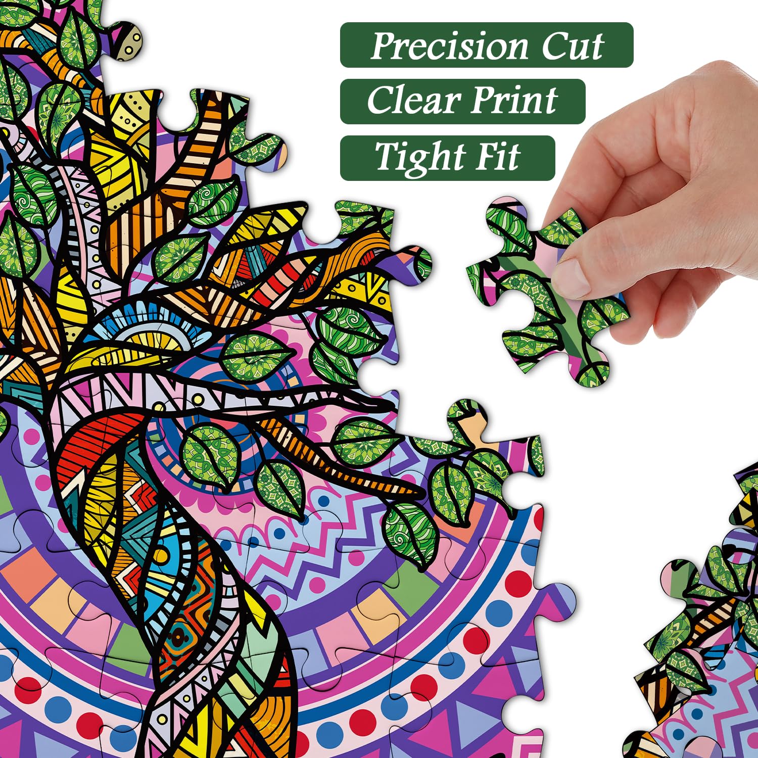 Bboldin® Mandala  Tree Jigsaw Puzzle 1000 Pieces