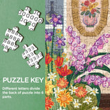Rainbow Succulent Jigsaw Puzzle 1000 Pieces