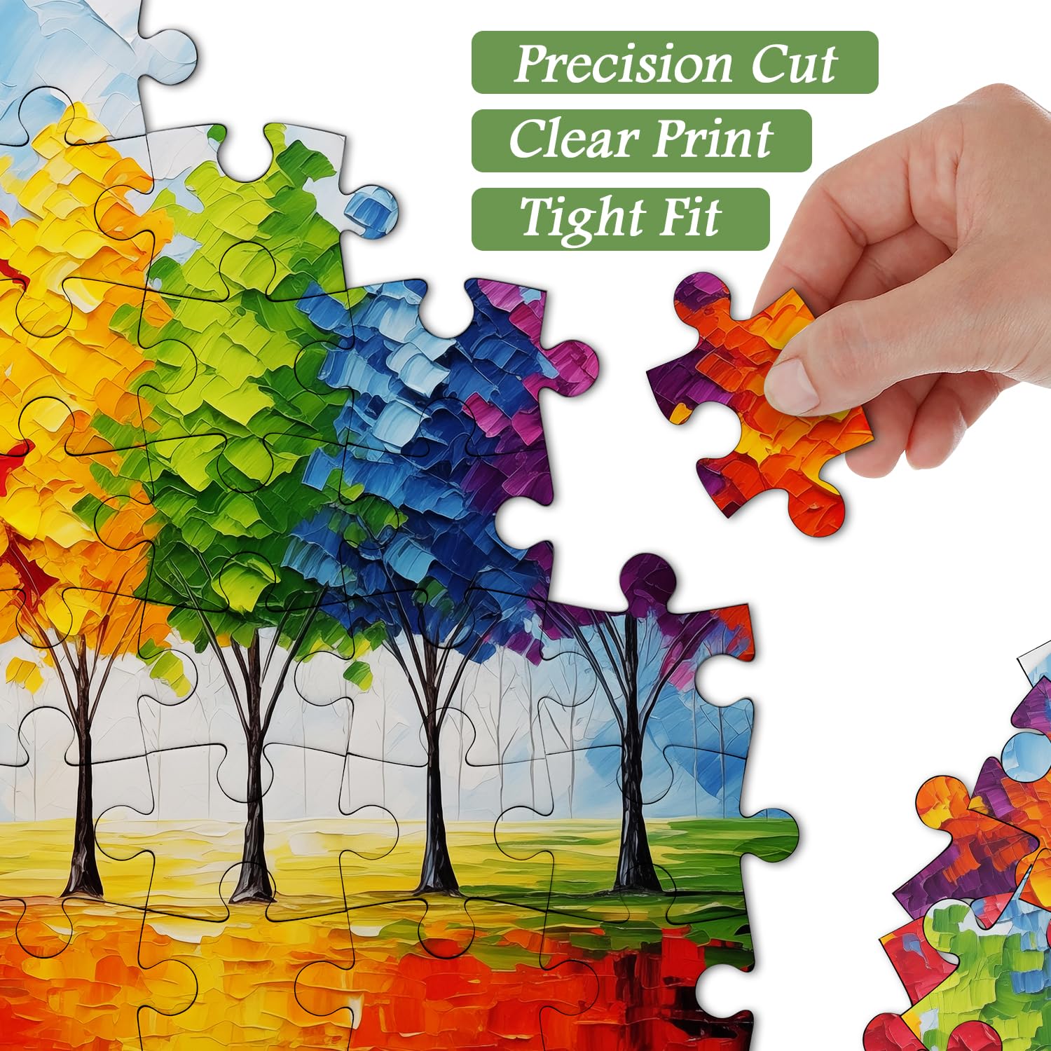 Alberi colorati puzzle puzzle 1000 pezzi