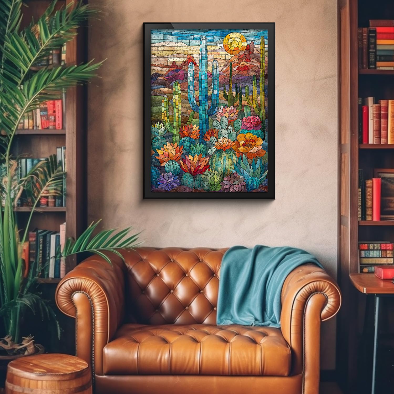 Color Cactus puzzle puzzle 1000 pezzi