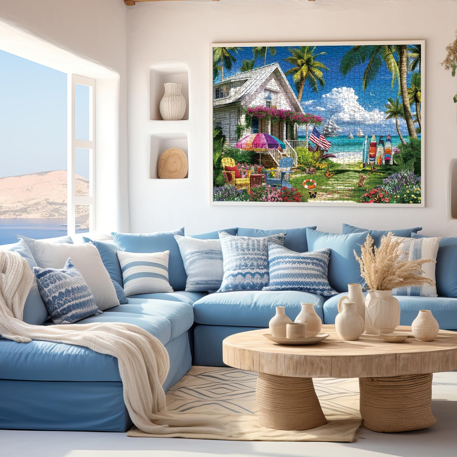 Puzzle de la tranquillité côtière Puzzle 1000 pièces